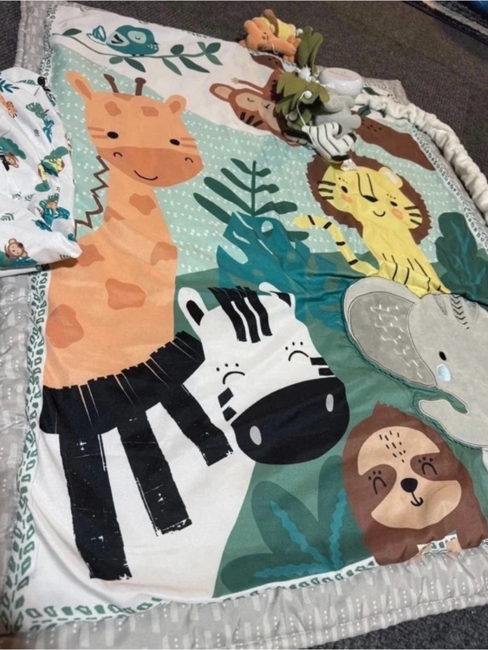 Safari nursery bed set